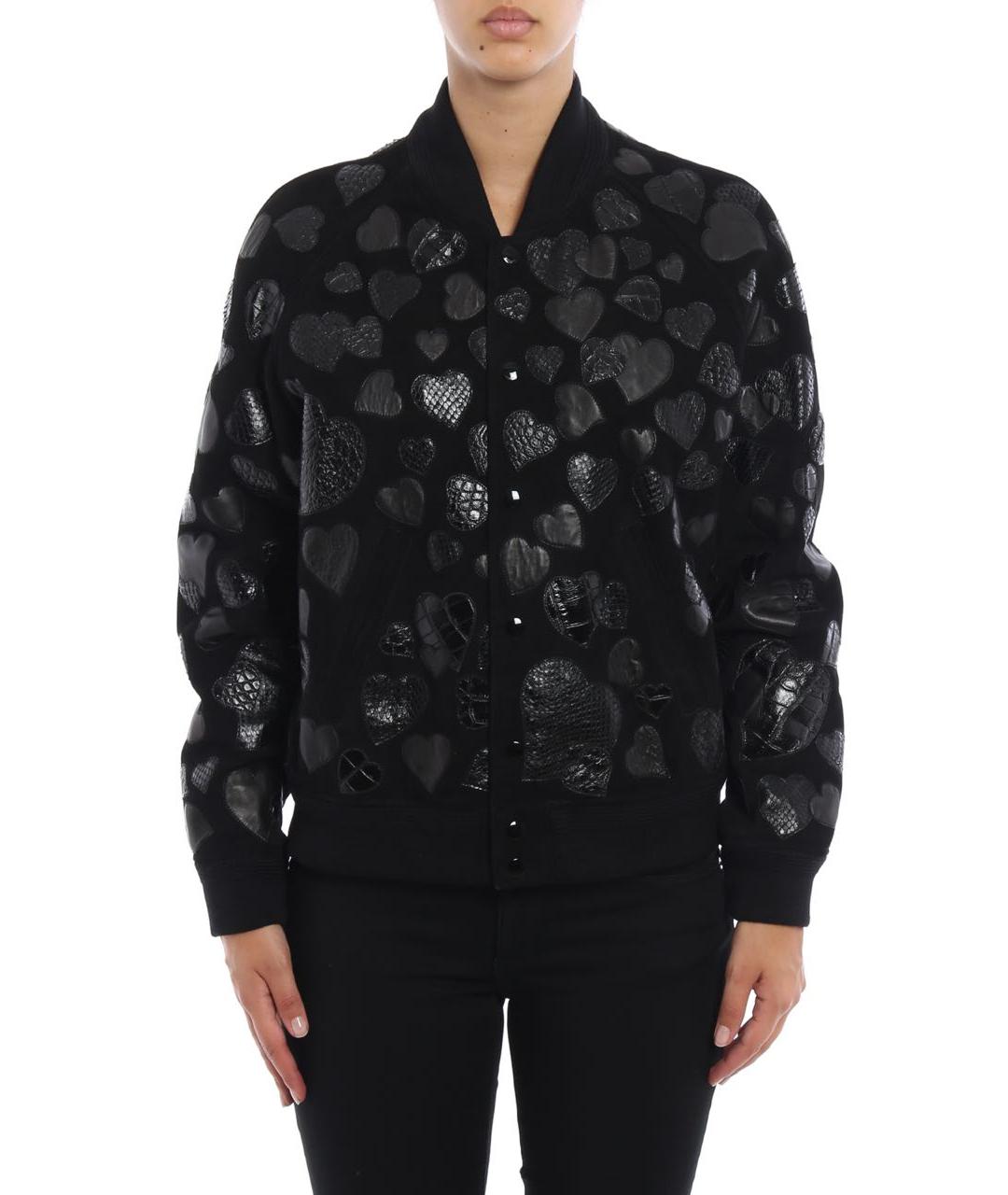 SAINT LAURENT Черная замшевая куртка, фото 3