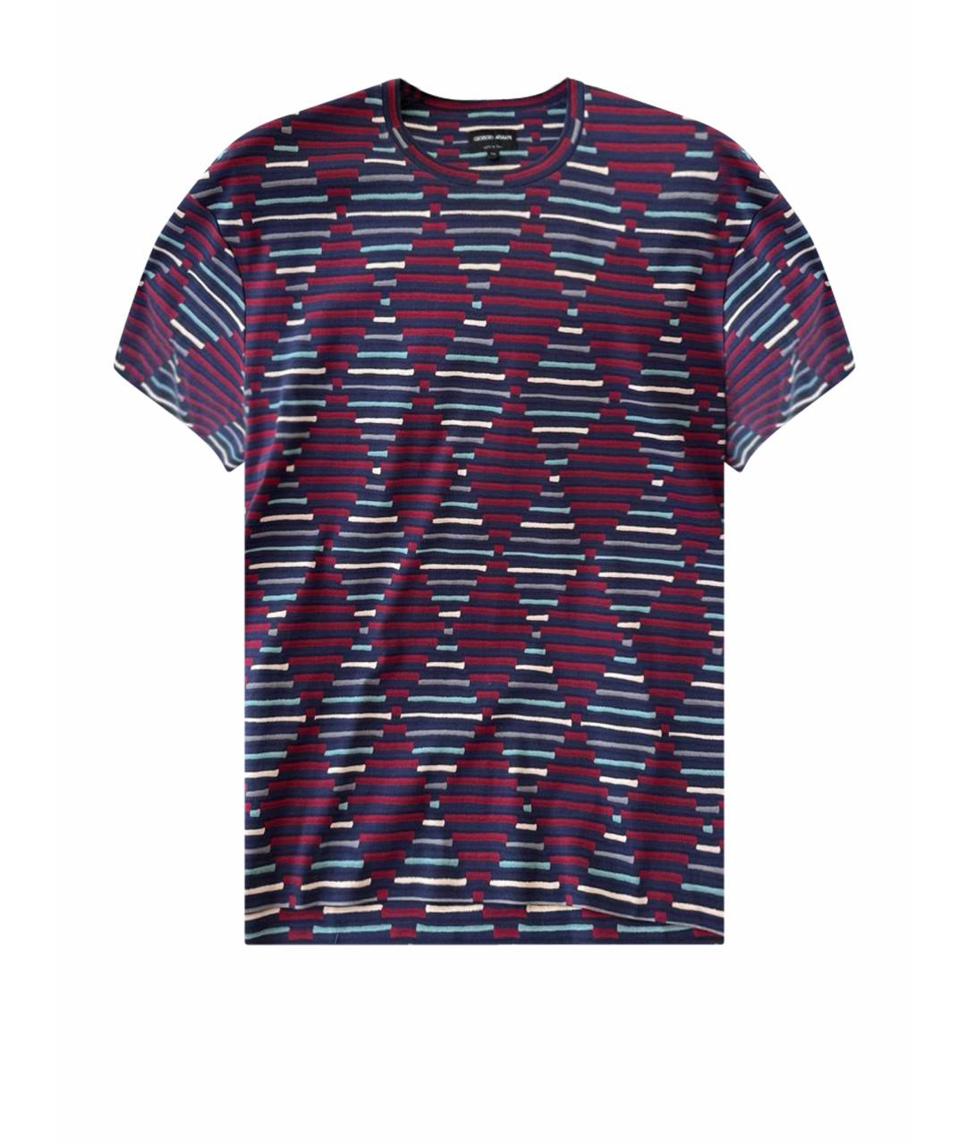 GIORGIO ARMANI Мульти хлопковая футболка, фото 1