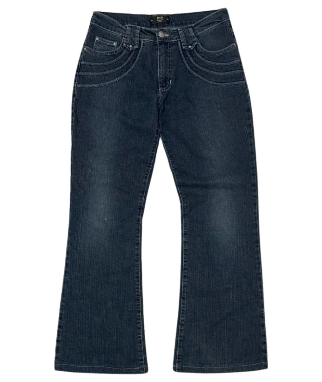 MCM Синие хлопковые джинсы клеш, фото 1