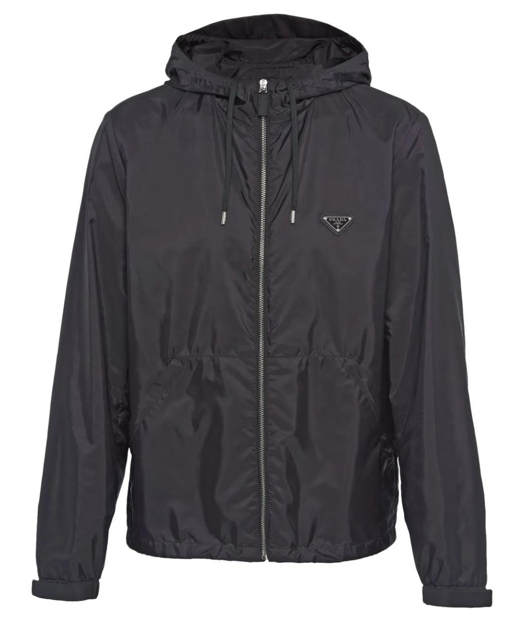PRADA Черная полиамидовая куртка, фото 1