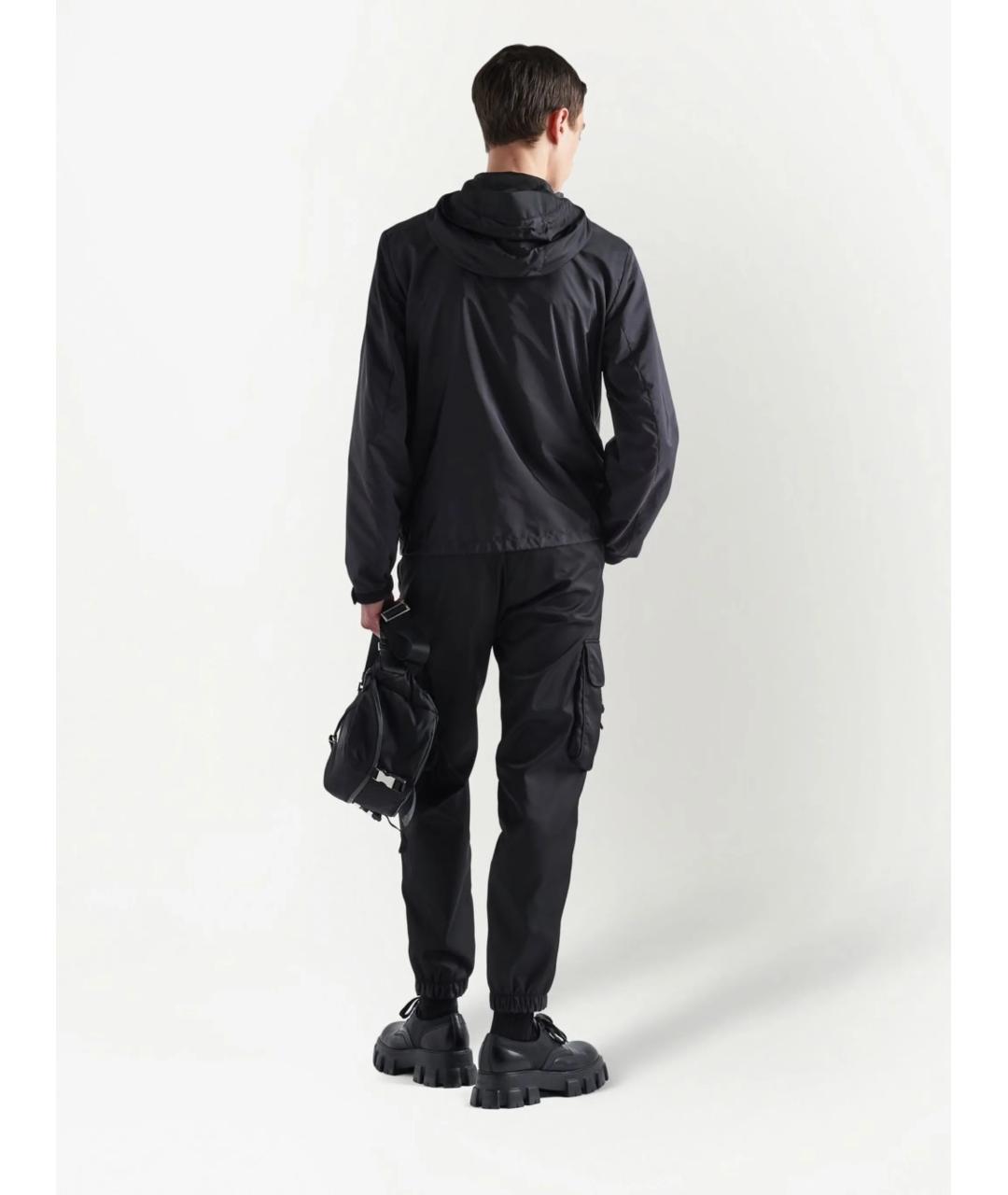 PRADA Черная полиамидовая куртка, фото 3