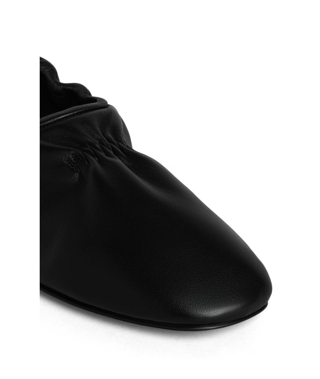 ALAIA Черные кожаные лоферы, фото 4