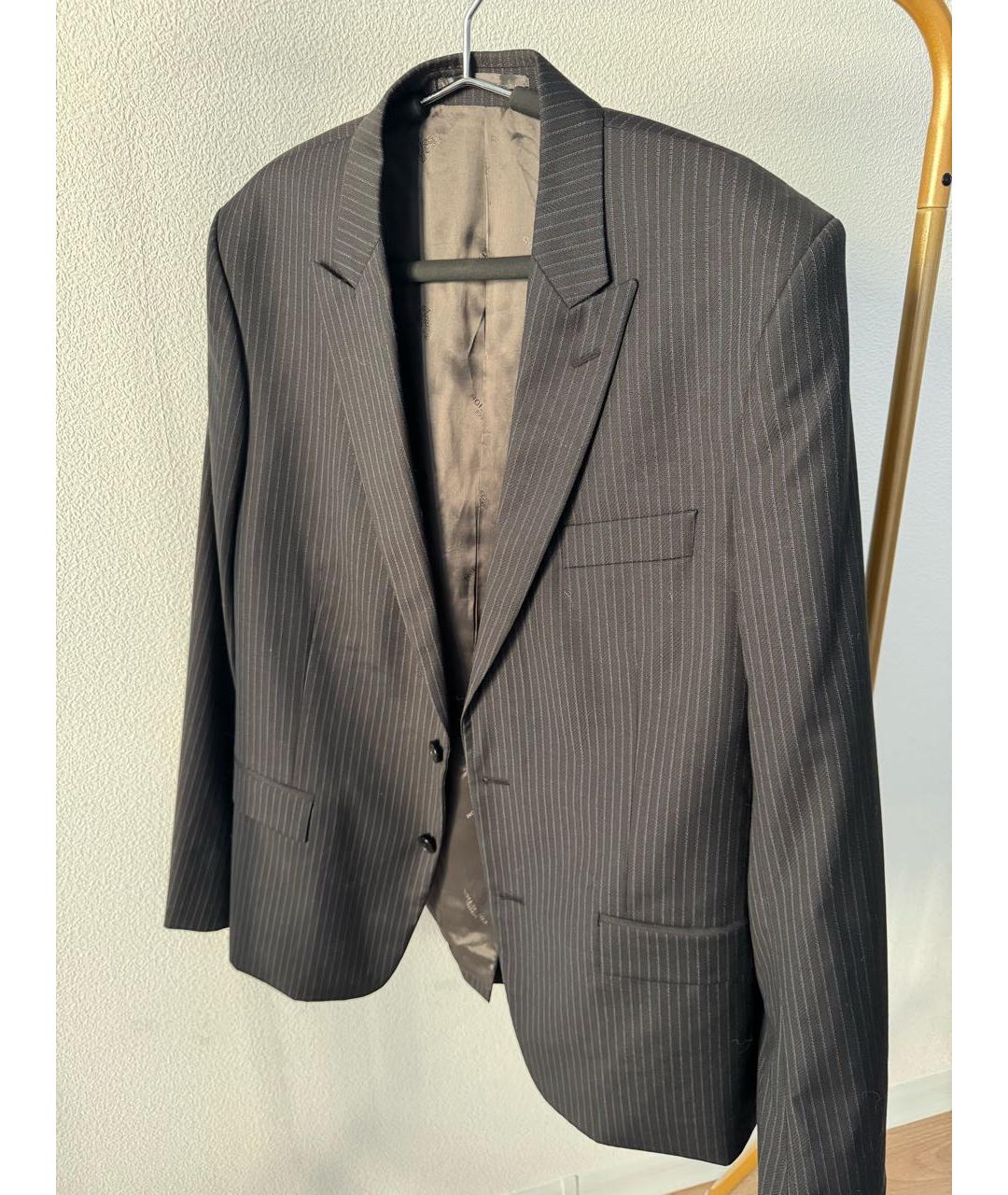 VERSACE COLLECTION Серый шерстяной пиджак, фото 9