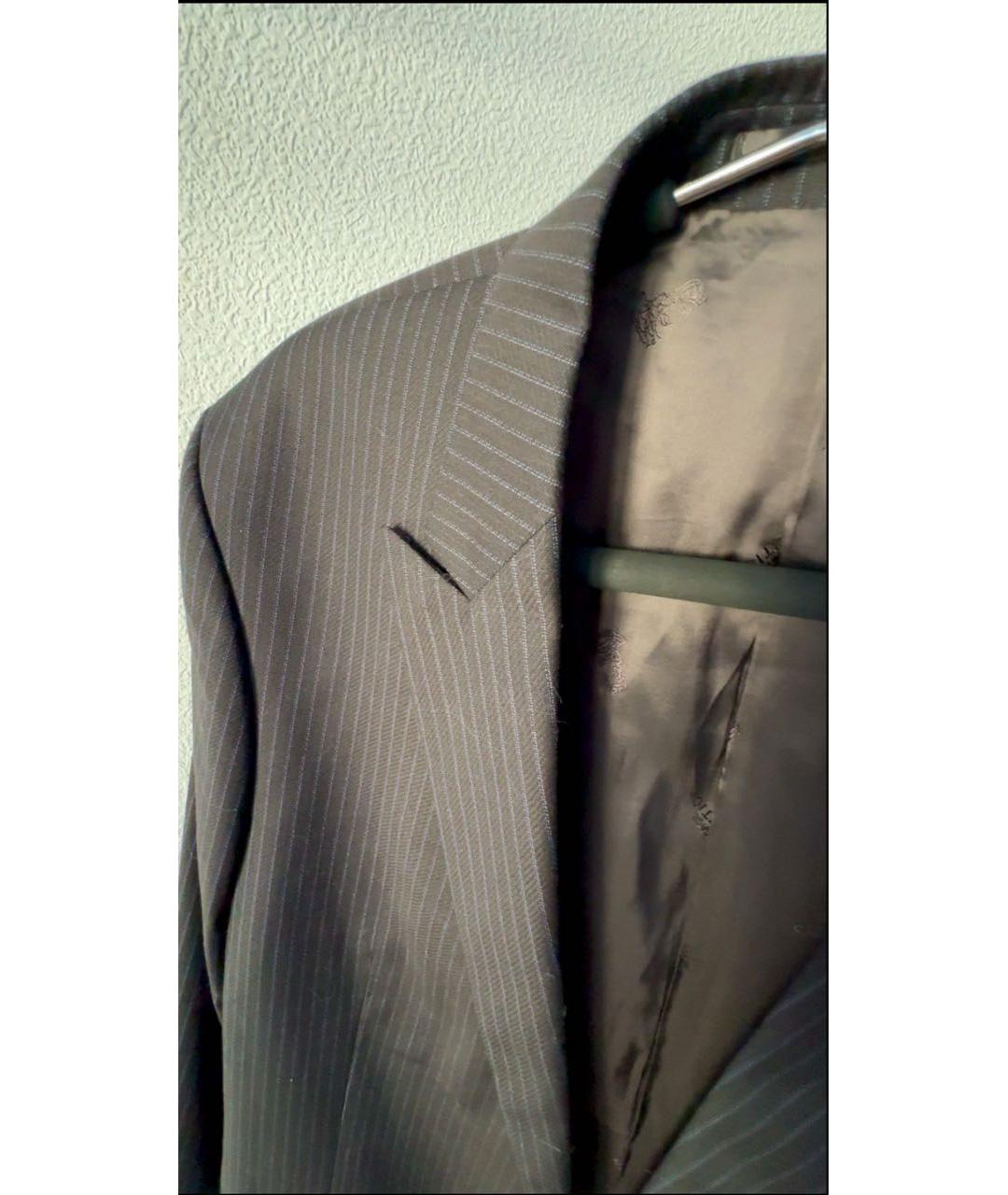 VERSACE COLLECTION Серый шерстяной пиджак, фото 5