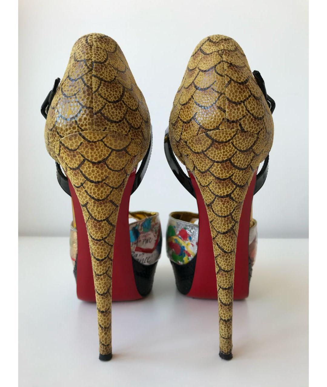 CHRISTIAN LOUBOUTIN Мульти туфли, фото 4
