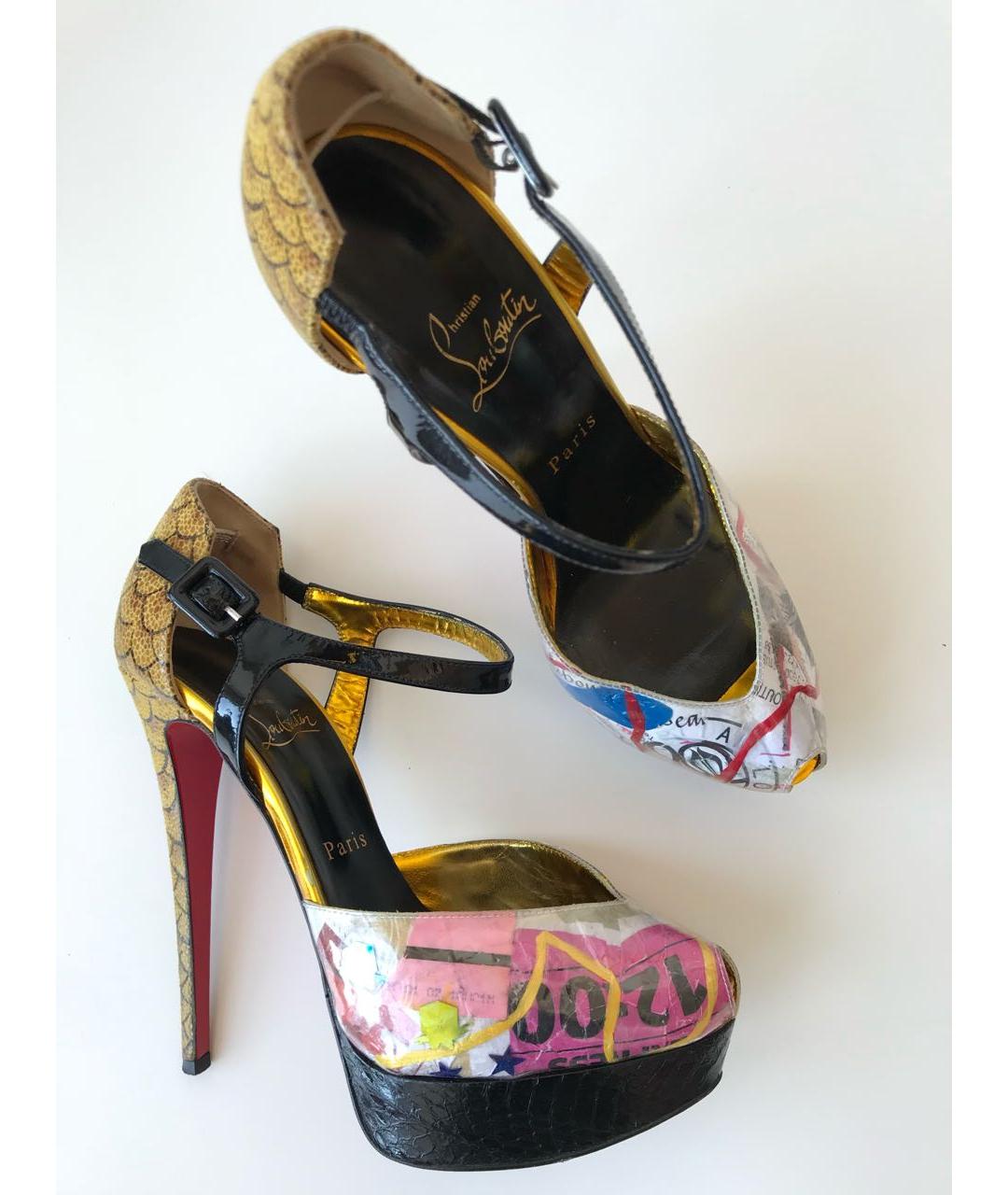 CHRISTIAN LOUBOUTIN Мульти туфли, фото 6