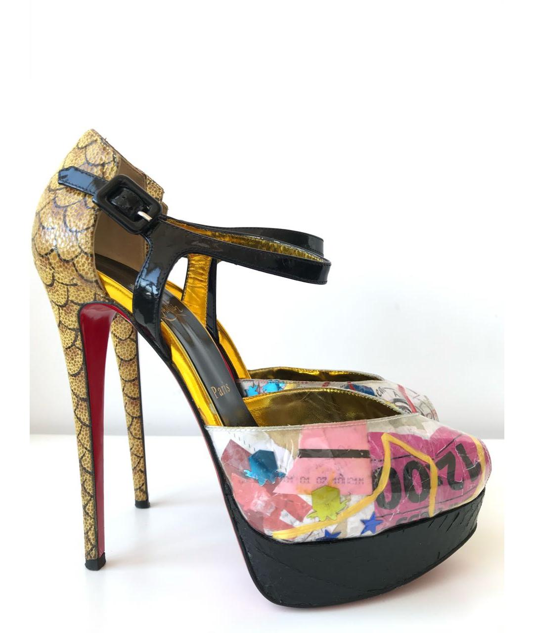 CHRISTIAN LOUBOUTIN Мульти туфли, фото 9