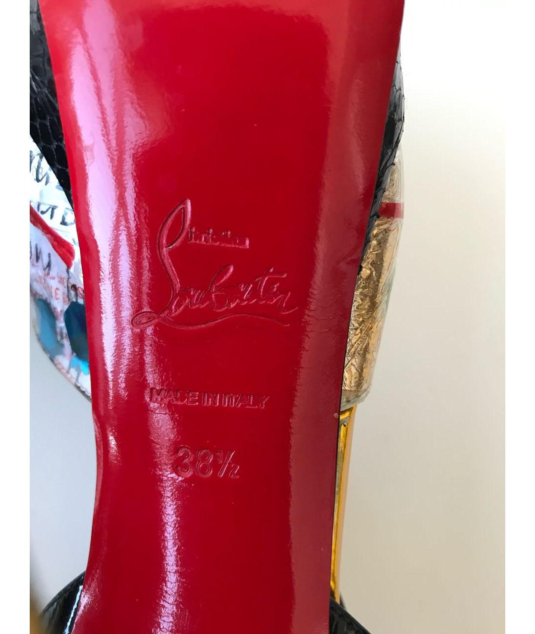 CHRISTIAN LOUBOUTIN Мульти туфли, фото 7