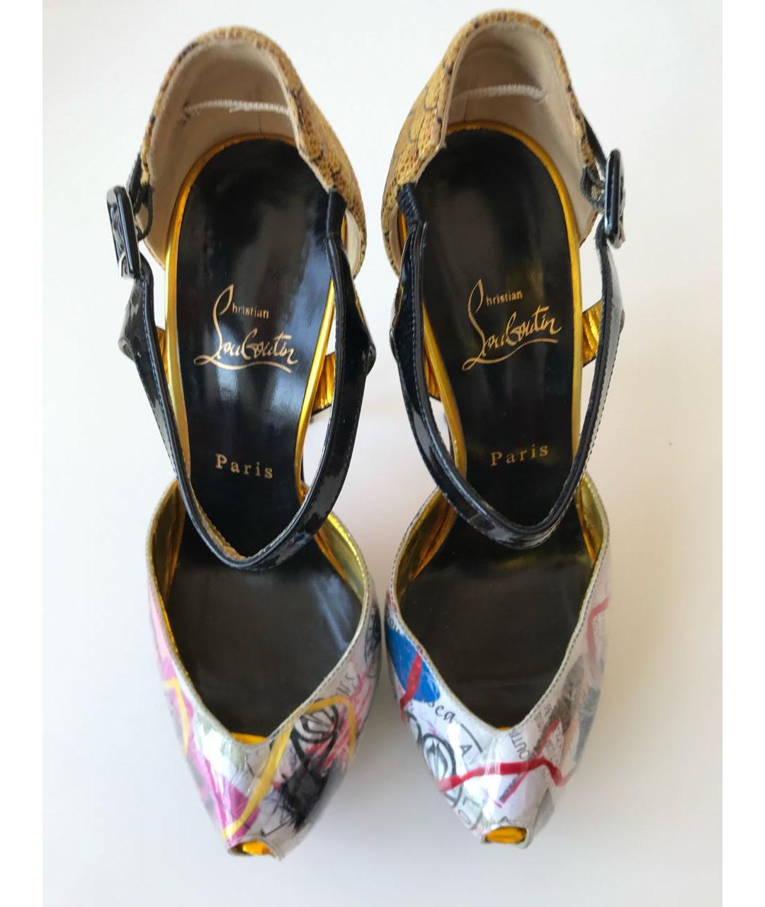 CHRISTIAN LOUBOUTIN Мульти туфли, фото 3