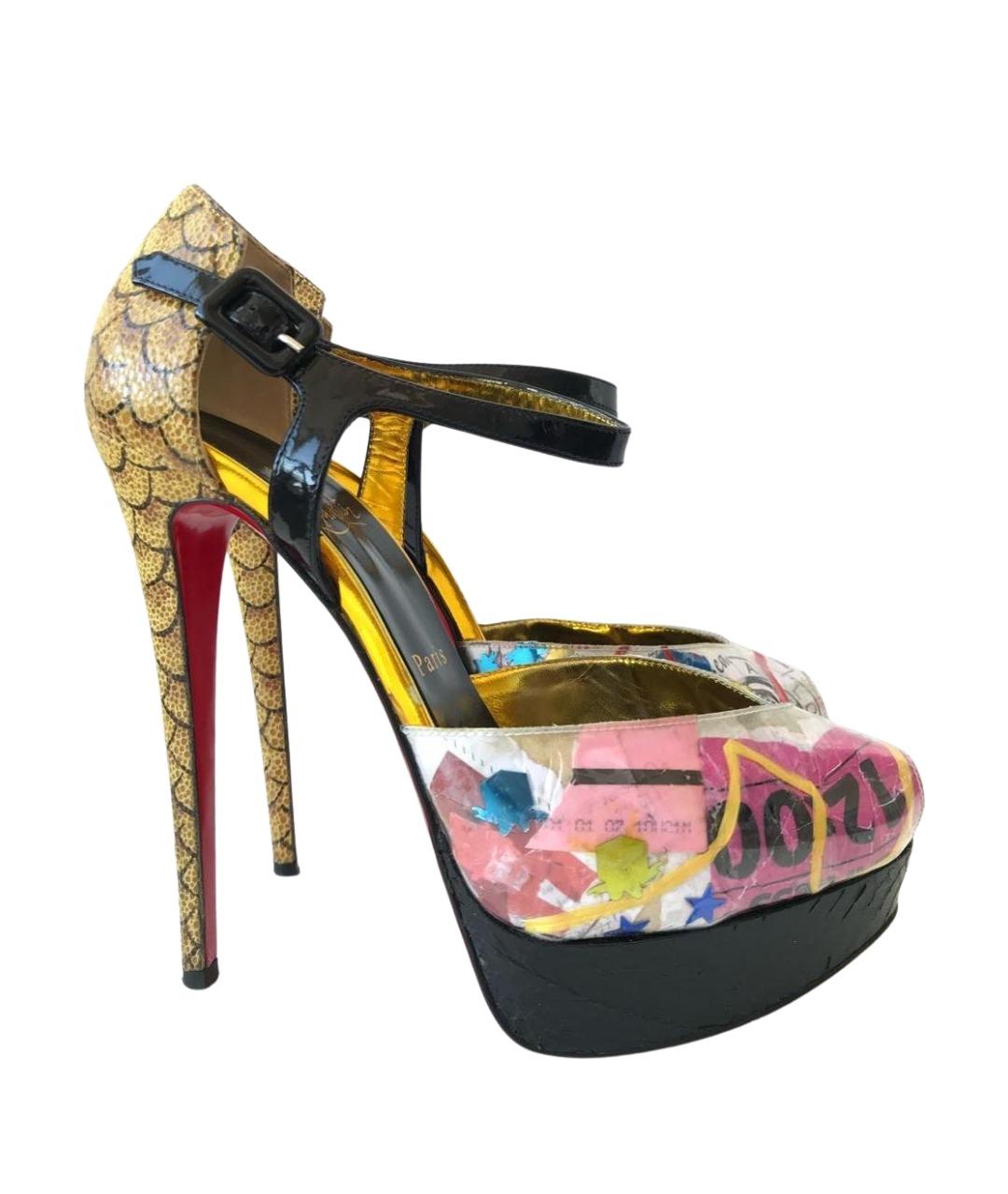 CHRISTIAN LOUBOUTIN Мульти туфли, фото 1