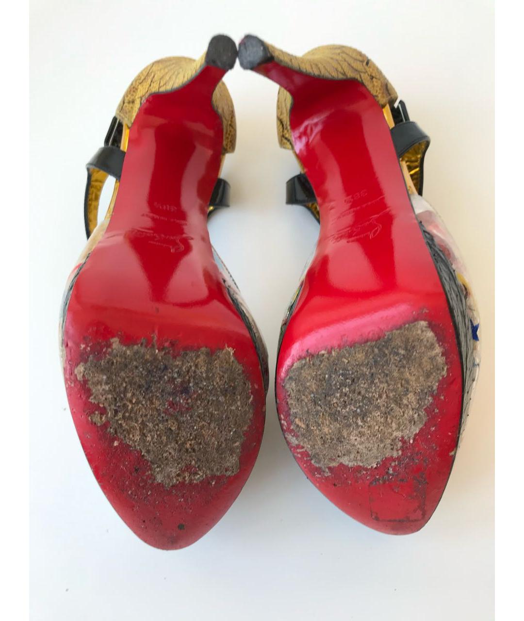 CHRISTIAN LOUBOUTIN Мульти туфли, фото 8