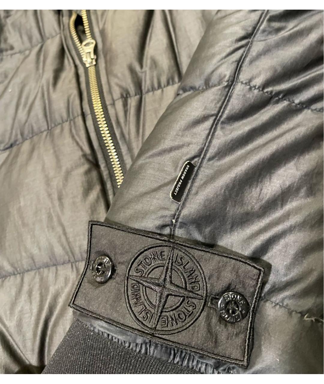 STONE ISLAND SHADOW PROJECT Черный полиэстеровый жилет, фото 4