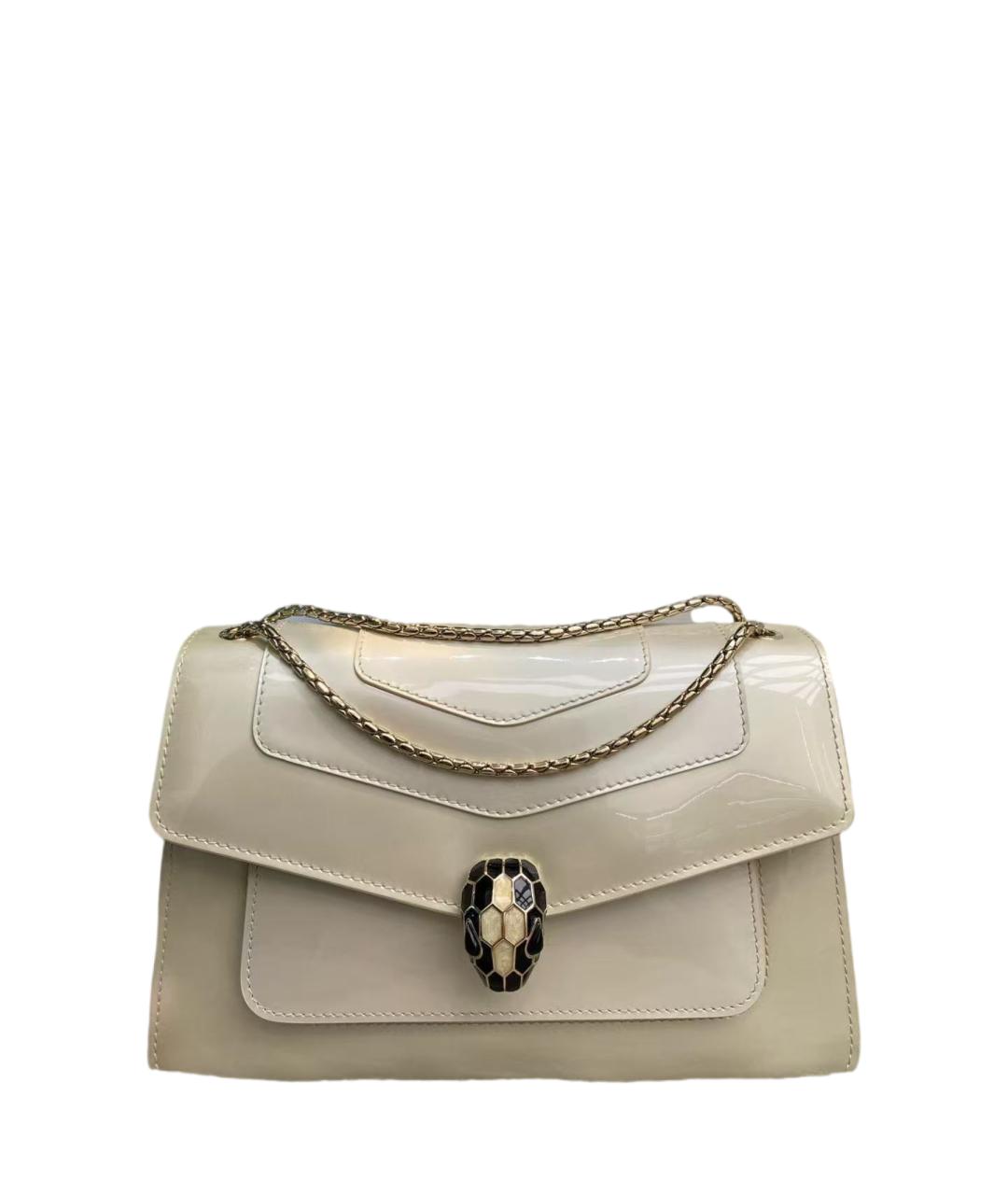 BVLGARI Белая сумка через плечо, фото 6