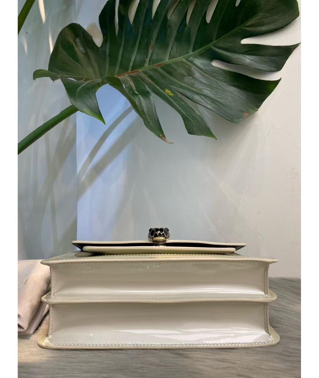 BVLGARI Белая сумка через плечо, фото 5