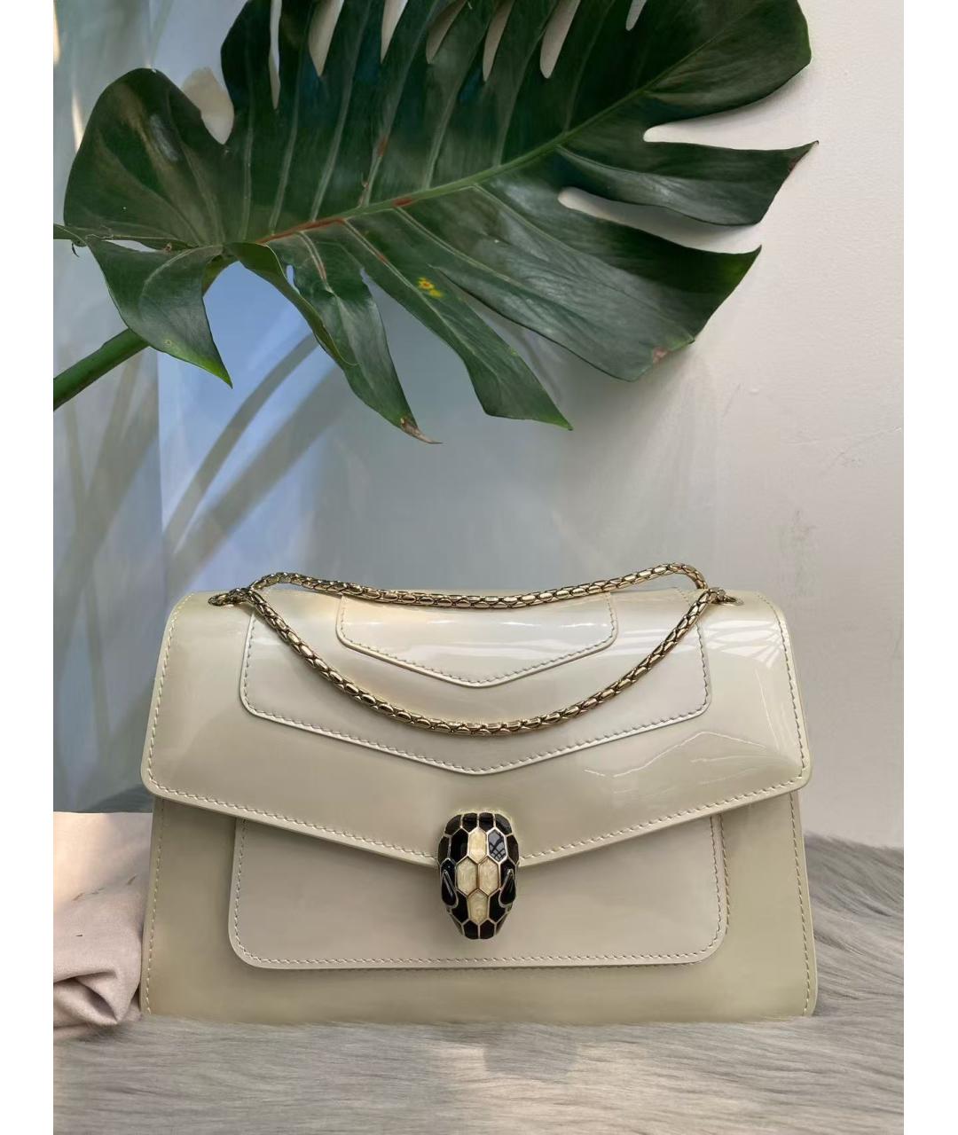 BVLGARI Белая сумка через плечо, фото 2