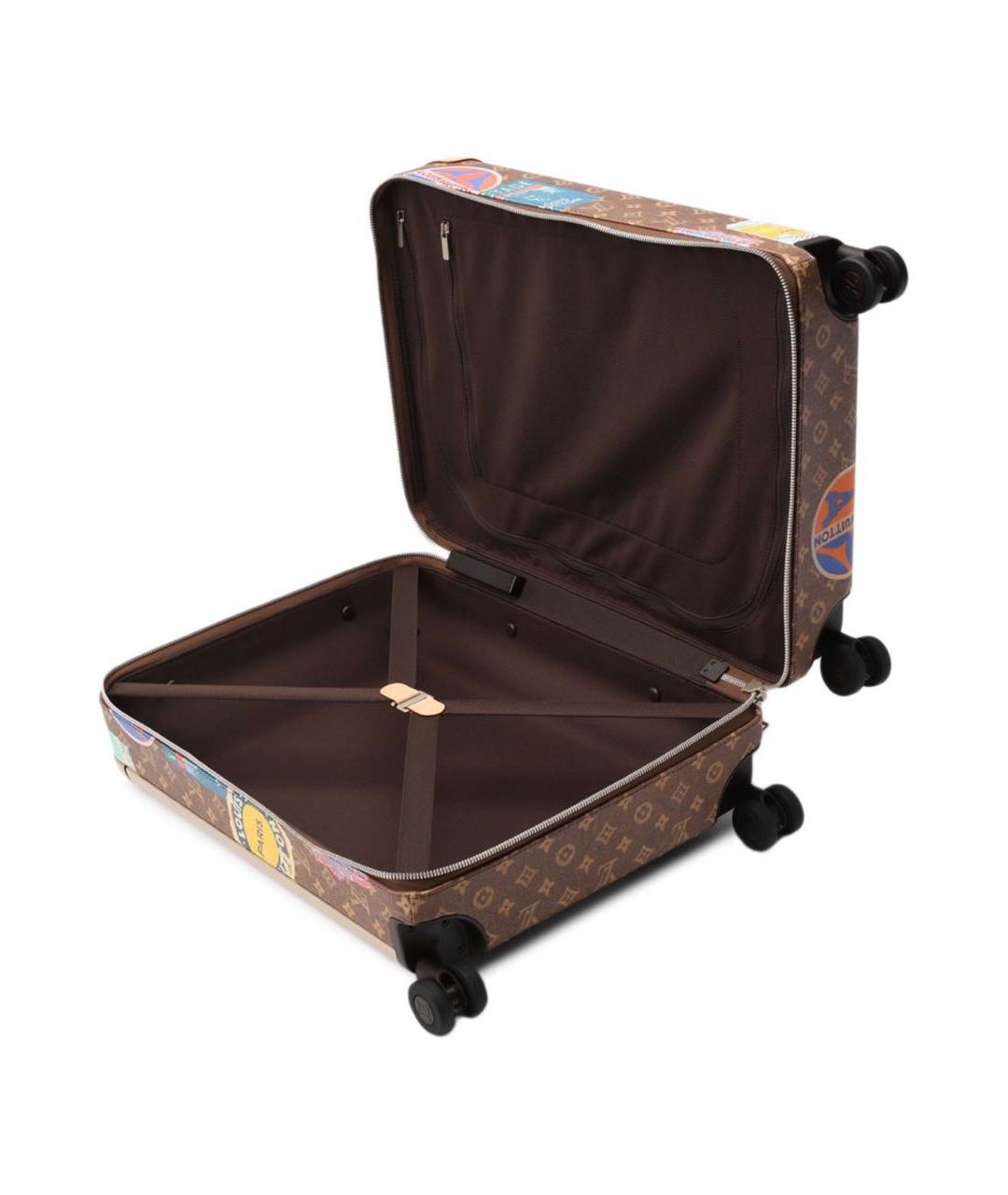LOUIS VUITTON Коричневый чемодан, фото 7