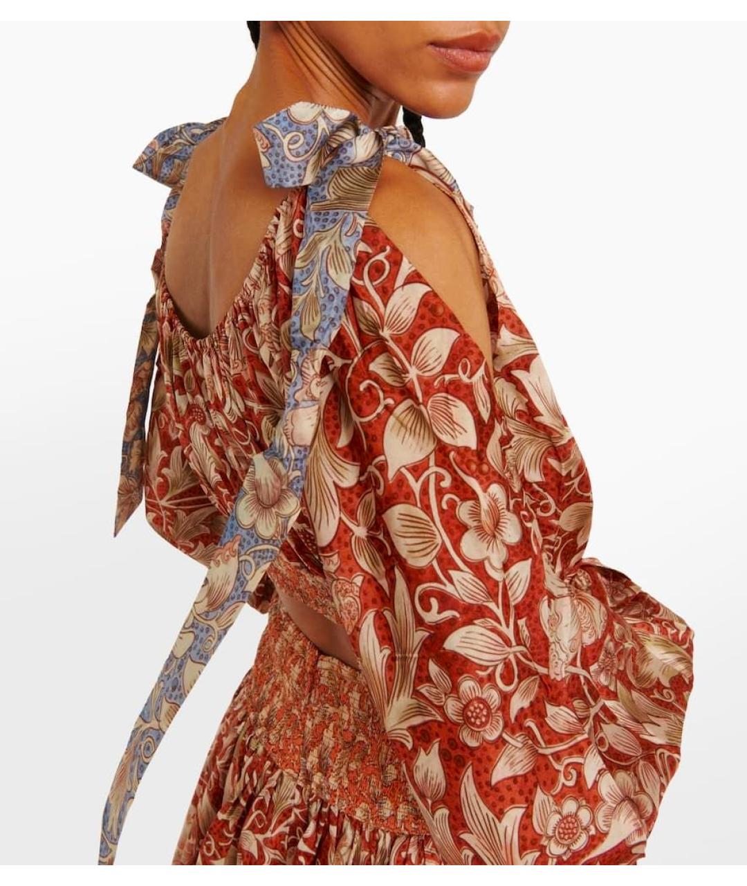 ZIMMERMANN Мульти шелковая блузы, фото 5