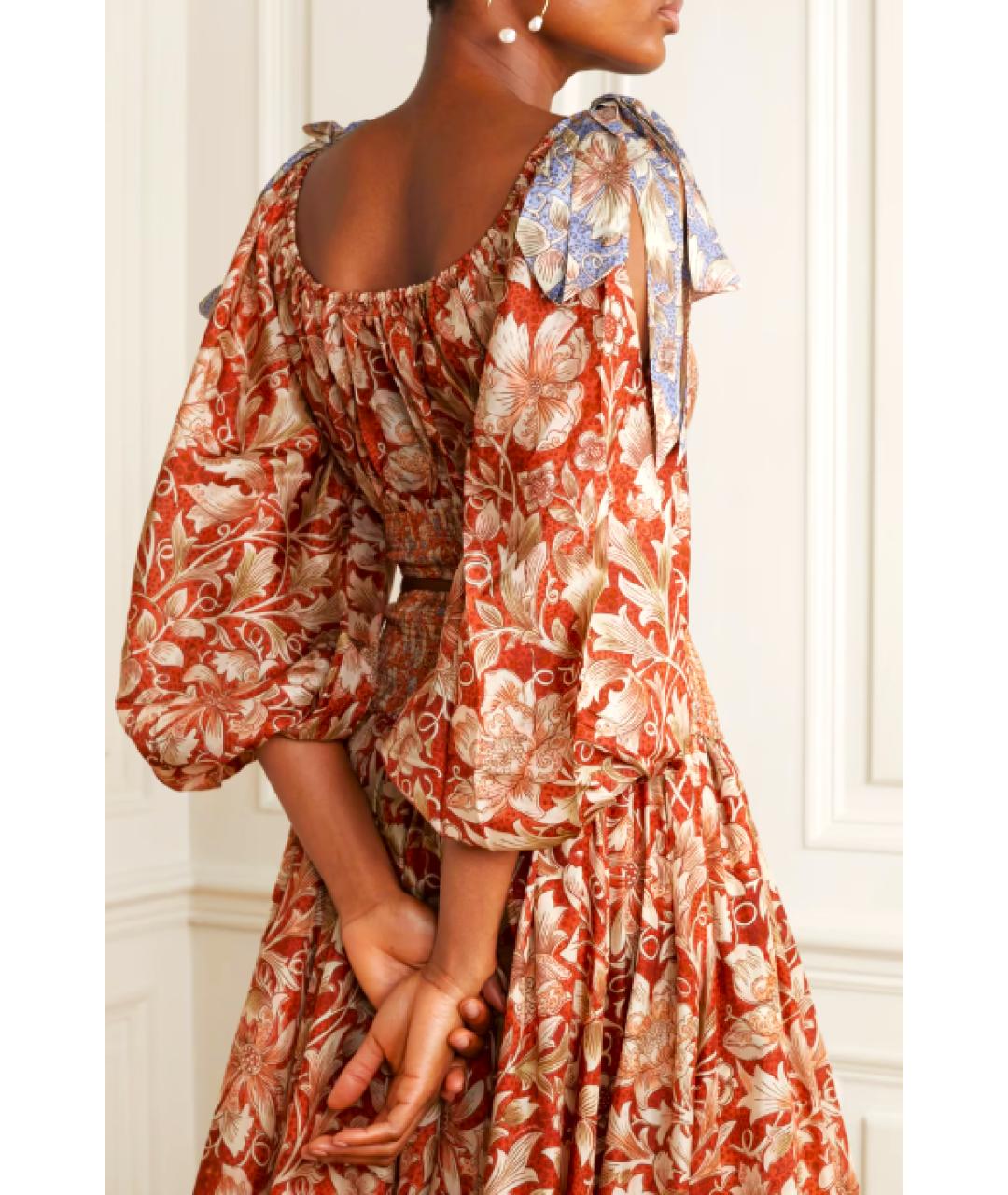 ZIMMERMANN Мульти шелковая блузы, фото 3