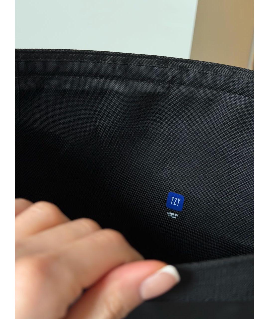 YEEZY Черный синтетический рюкзак, фото 4