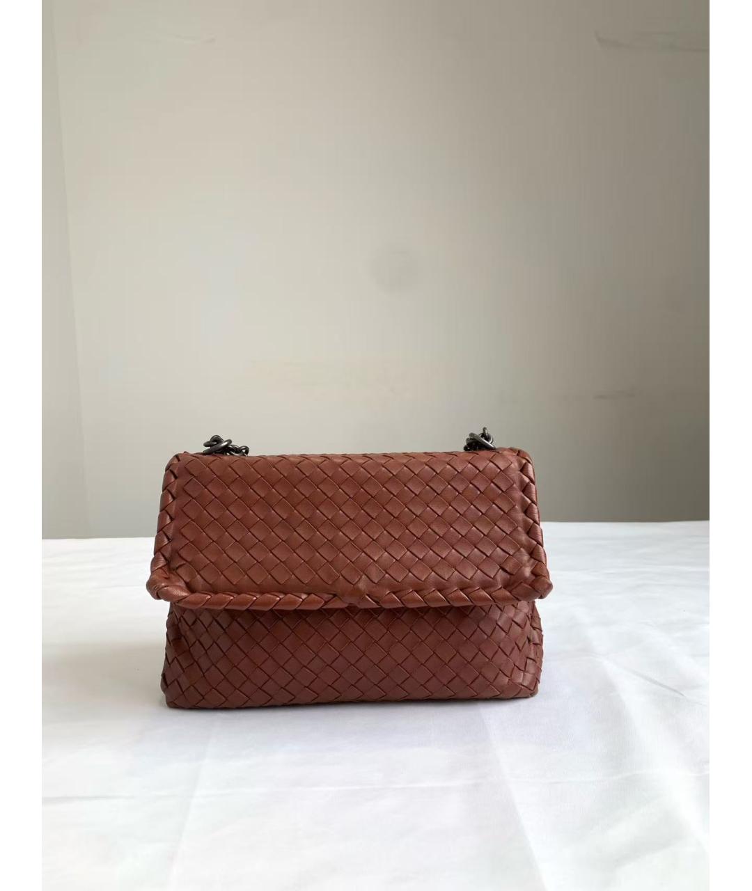 BOTTEGA VENETA Коричневый кожаный рюкзак, фото 2