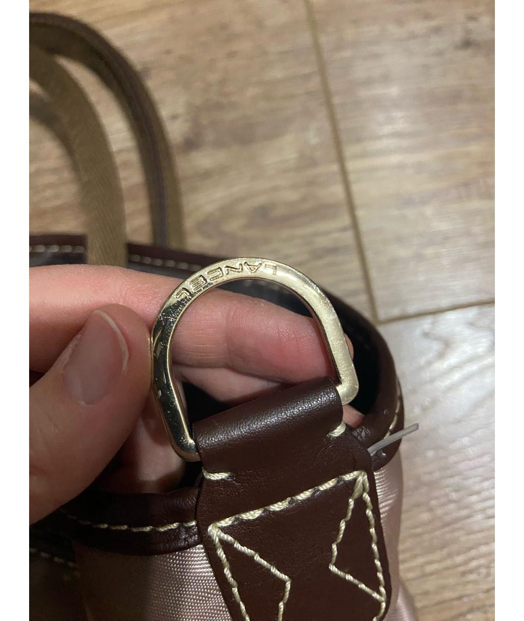 LANCEL Розовая сумка тоут, фото 7