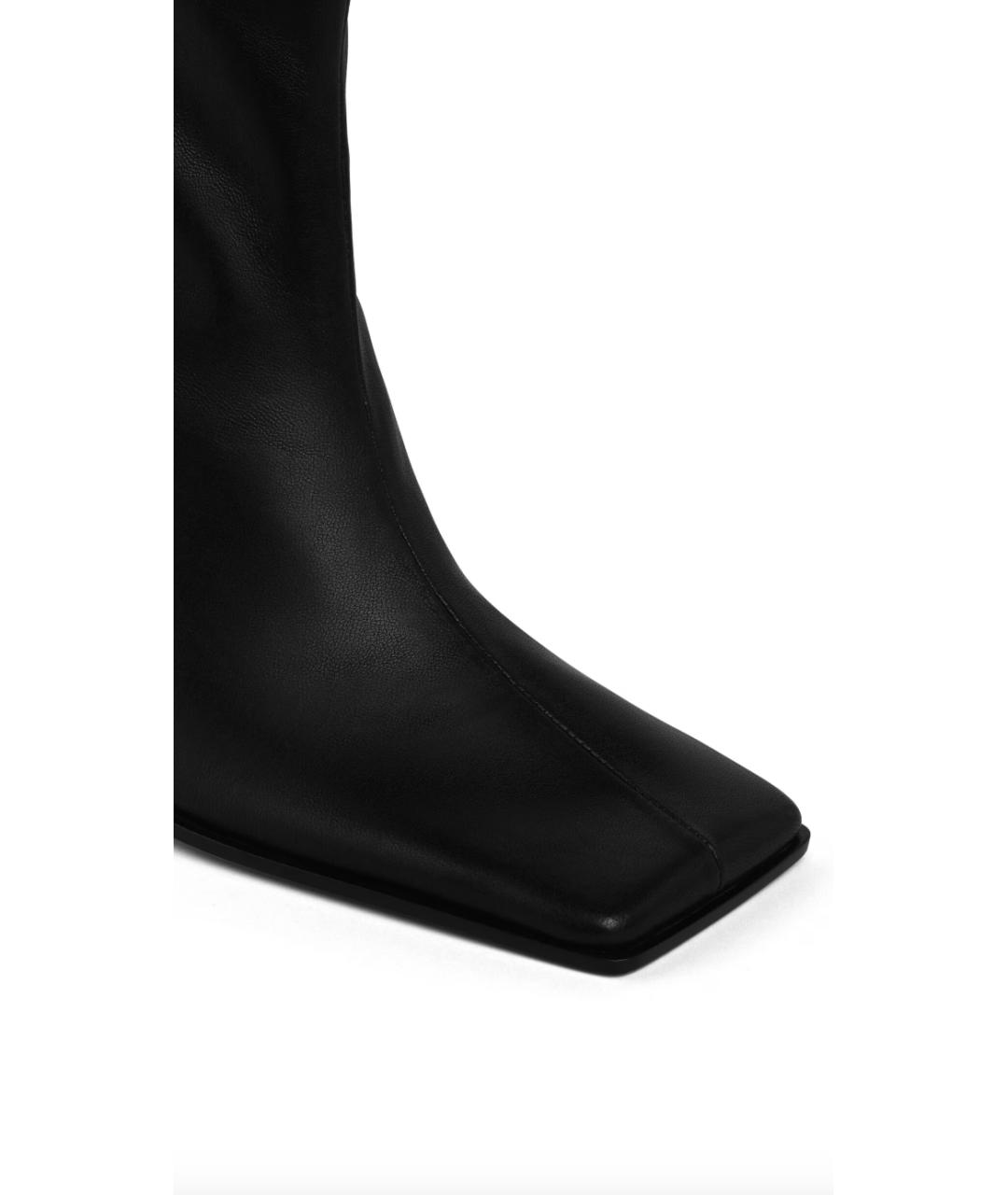 ALAIA Черные кожаные ботильоны, фото 3