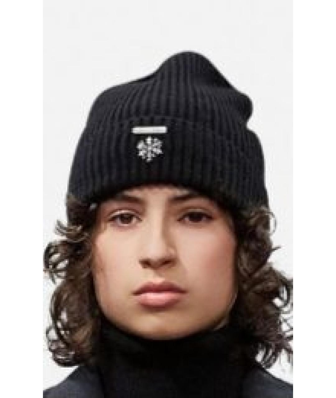 CHANEL Черная кашемировая шапка, фото 5