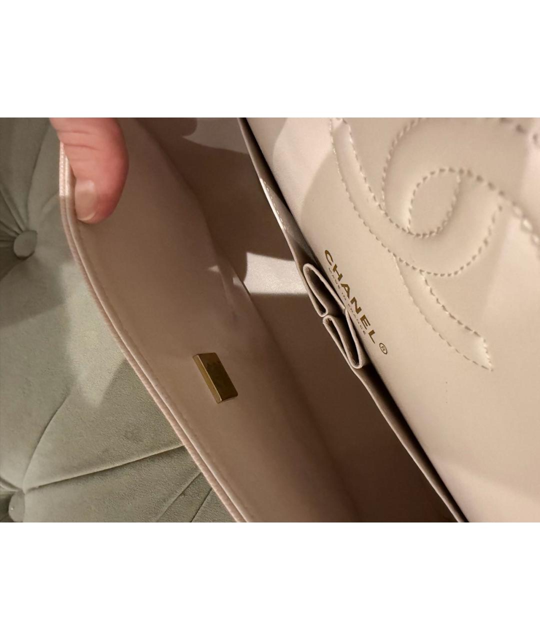 CHANEL Розовая кожаная сумка через плечо, фото 3