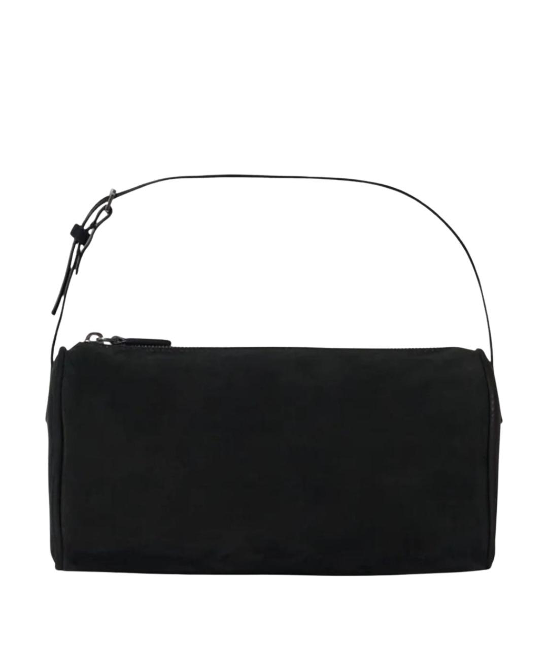 THE ROW Черная кожаная сумка с короткими ручками, фото 1
