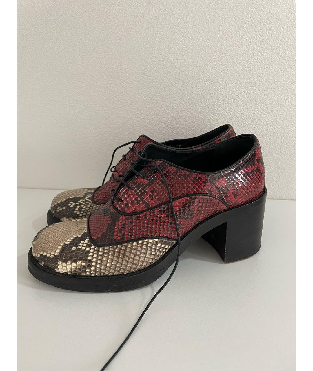 MIU MIU Ботинки из экзотической кожи, фото 2