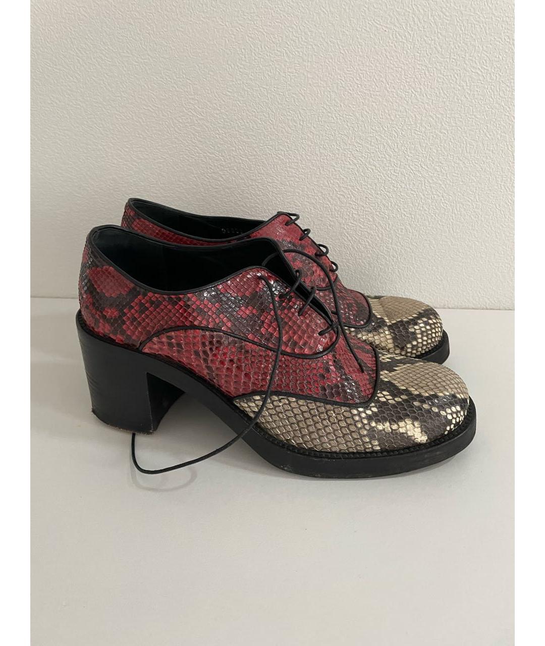 MIU MIU Ботинки из экзотической кожи, фото 4