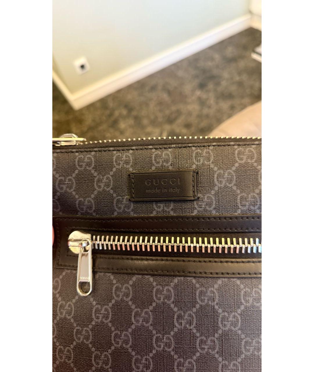 GUCCI Серая сумка на плечо, фото 4