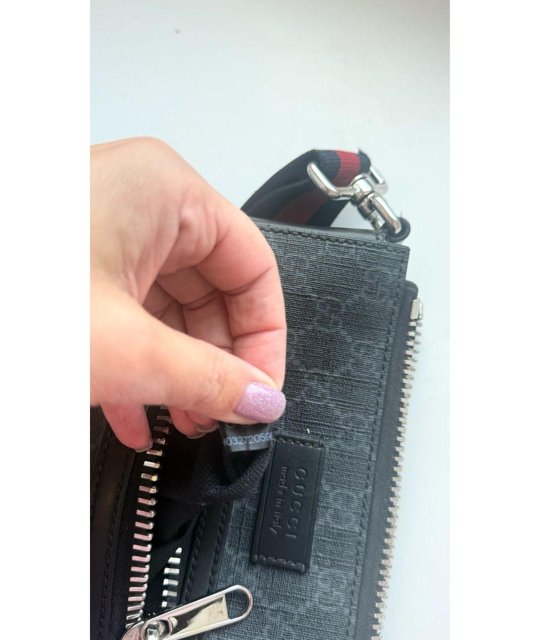 GUCCI Серая сумка на плечо, фото 7