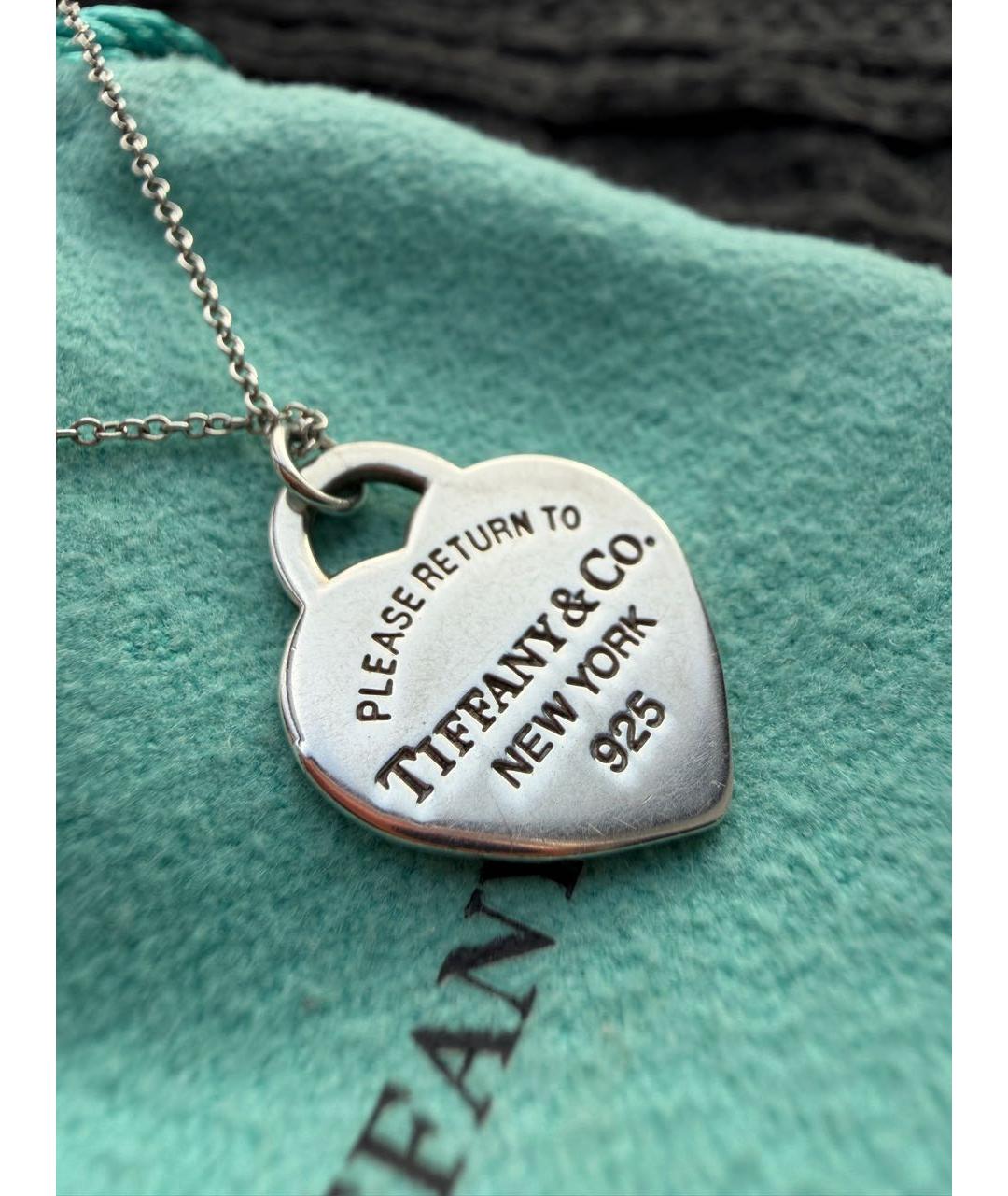TIFFANY&CO Серебряное серебряное колье, фото 8