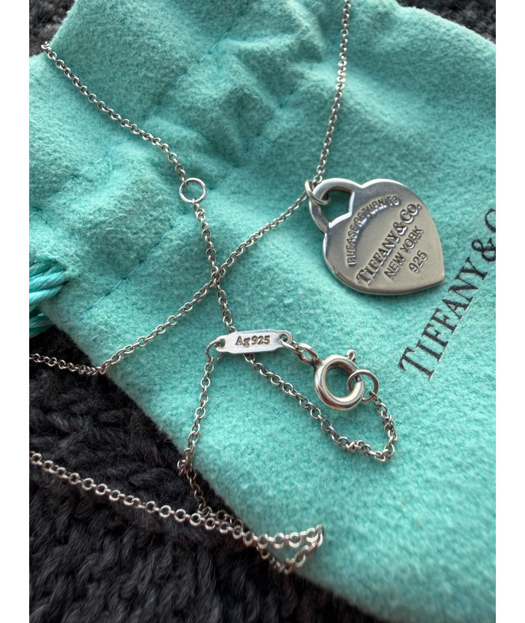 TIFFANY&CO Серебряное серебряное колье, фото 7