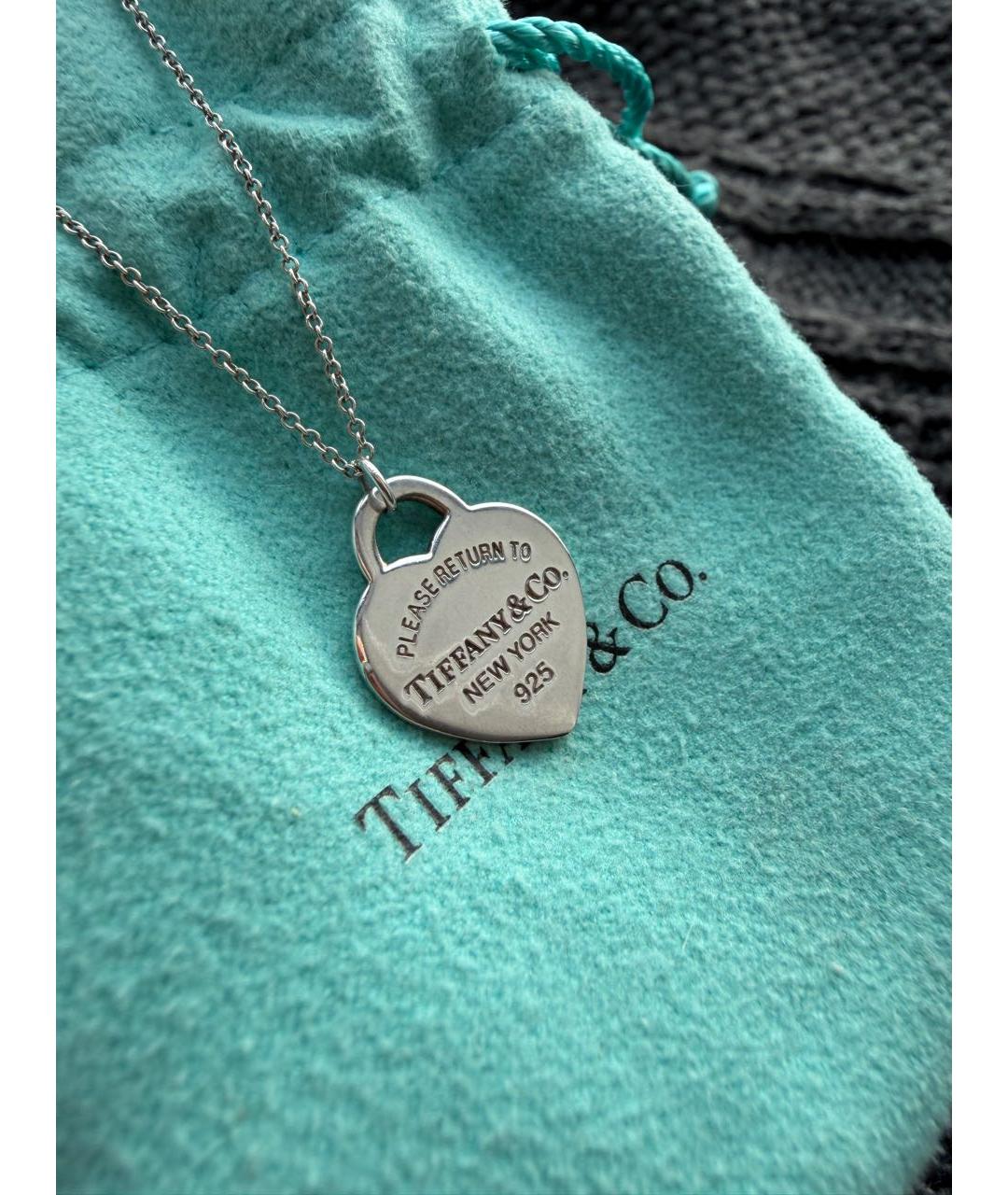 TIFFANY&CO Серебряное серебряное колье, фото 4