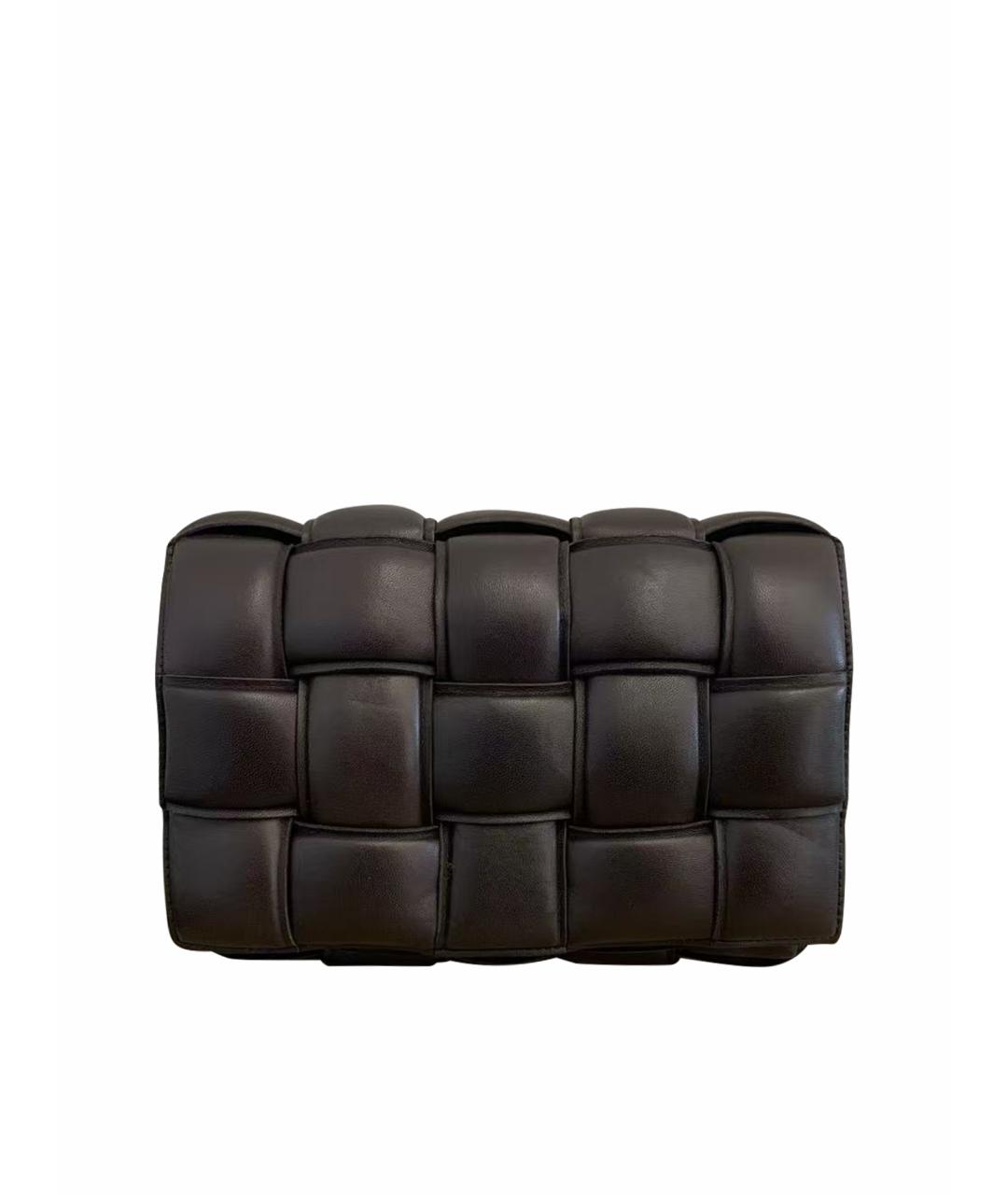 BOTTEGA VENETA Коричневая кожаная сумка через плечо, фото 1