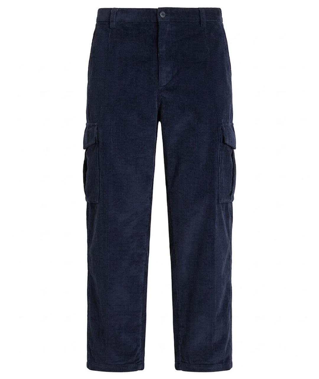 DOLCE&GABBANA Темно-синие повседневные брюки, фото 1