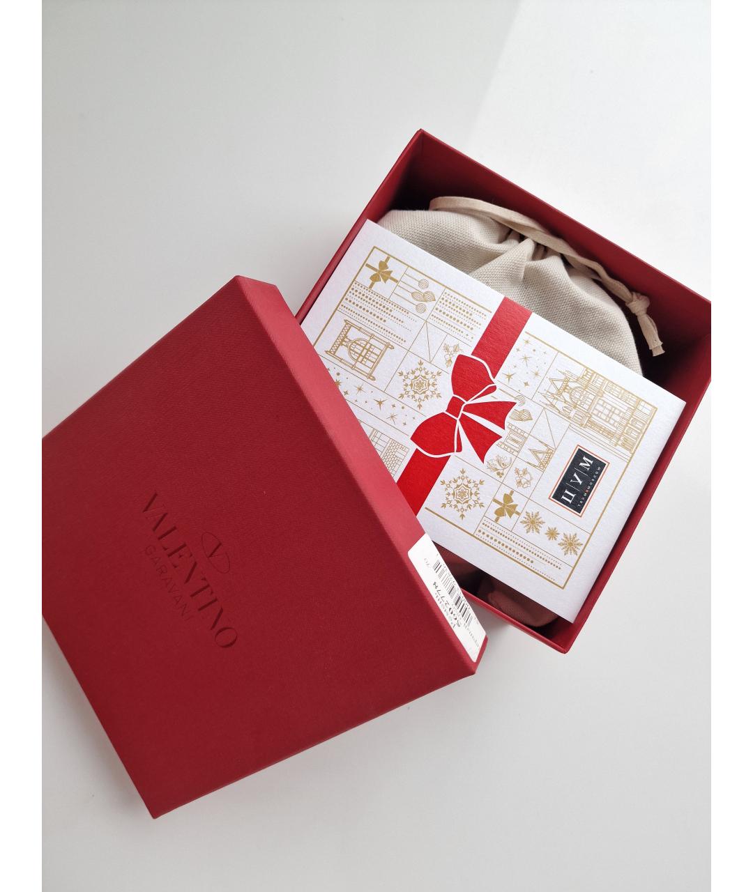 VALENTINO Черный кожаный ремень, фото 5