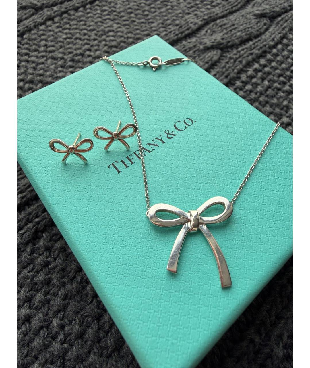 TIFFANY&CO Серебряное серебряное колье, фото 7