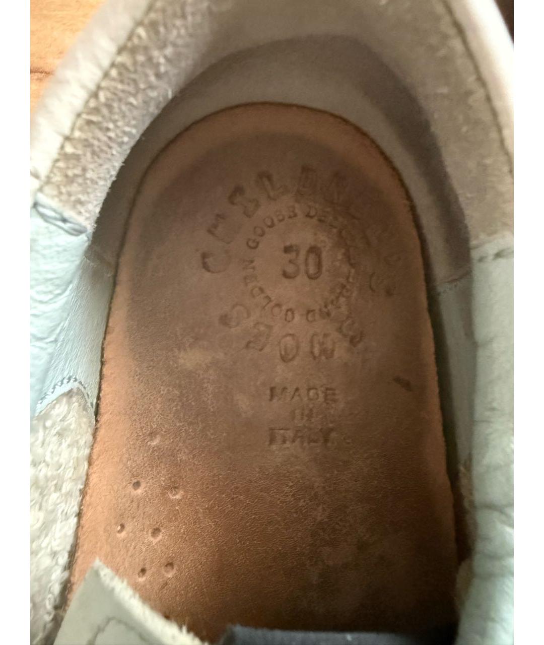 GOLDEN GOOSE DELUXE BRAND Голубые замшевые кеды, фото 8