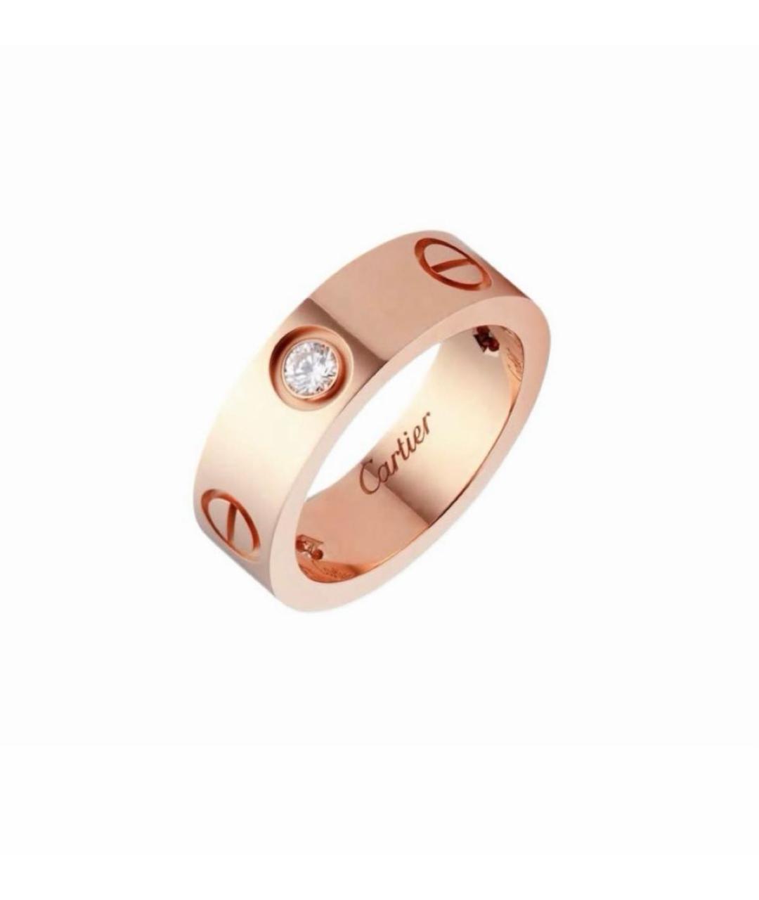 CARTIER Золотое кольцо из розового золота, фото 2