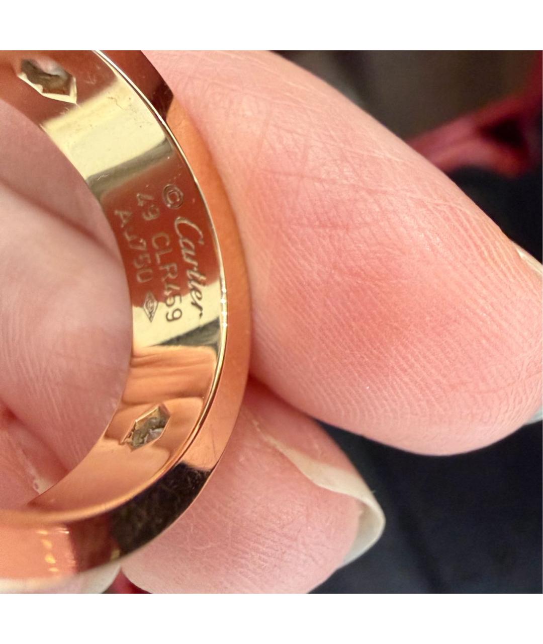 CARTIER Золотое кольцо из розового золота, фото 7
