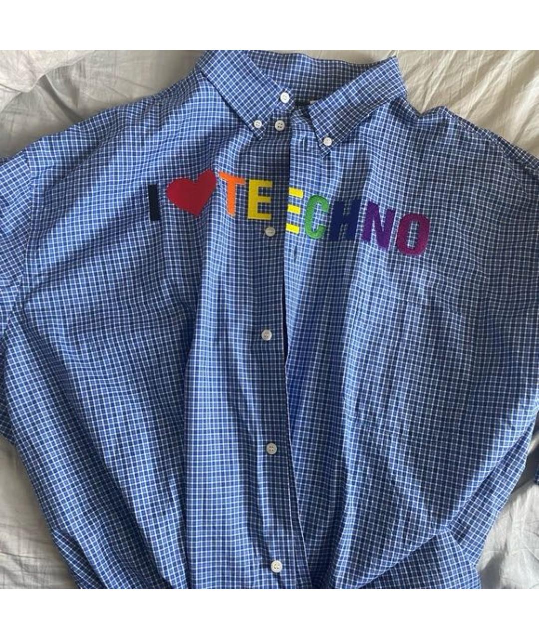 BALENCIAGA Мульти хлопковая кэжуал рубашка, фото 3