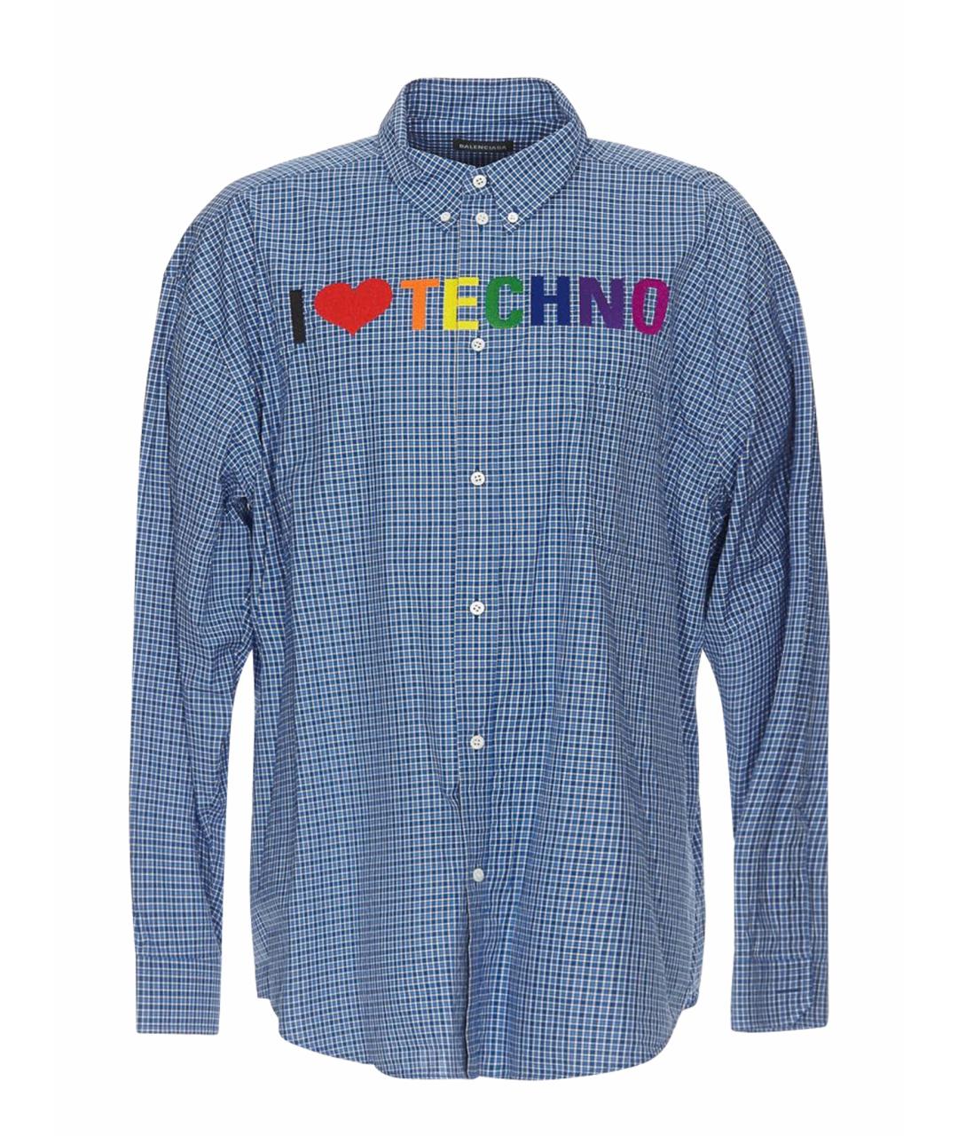 BALENCIAGA Мульти хлопковая кэжуал рубашка, фото 1