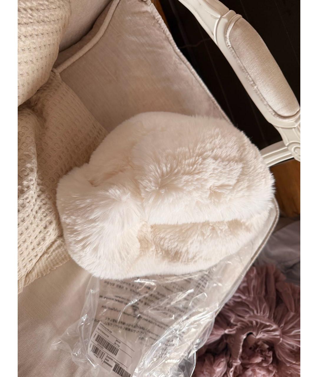 ALO YOGA Белая синтетическая шапка, фото 5