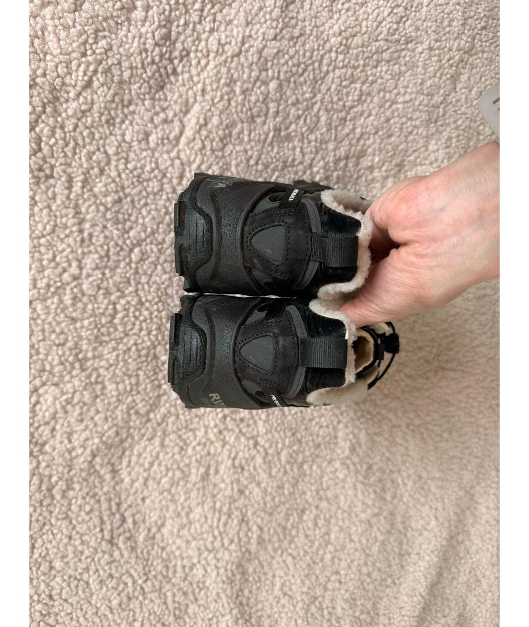 PREMIATA Черные кожаные кроссовки, фото 4