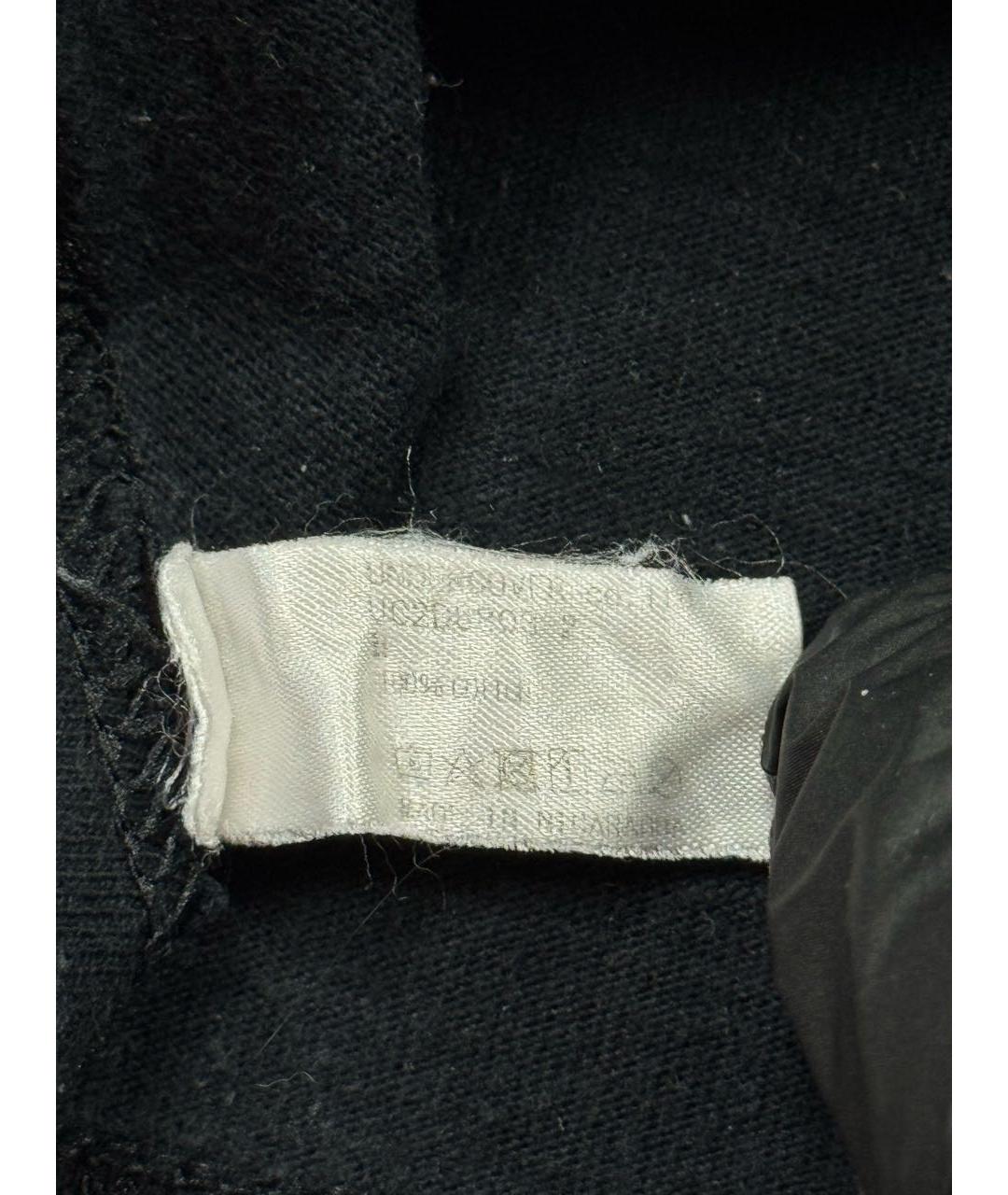 UNDERCOVER Черная хлопковая футболка, фото 7