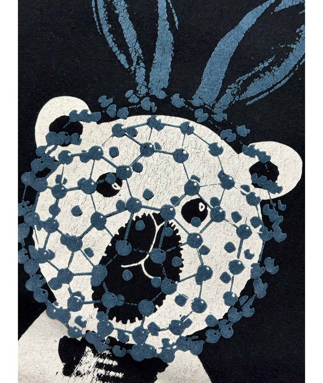 UNDERCOVER Черная хлопковая футболка, фото 5