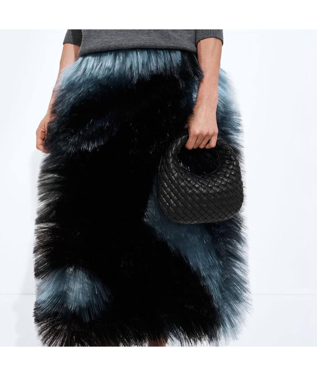 BOTTEGA VENETA Черная кожаная сумка с короткими ручками, фото 2